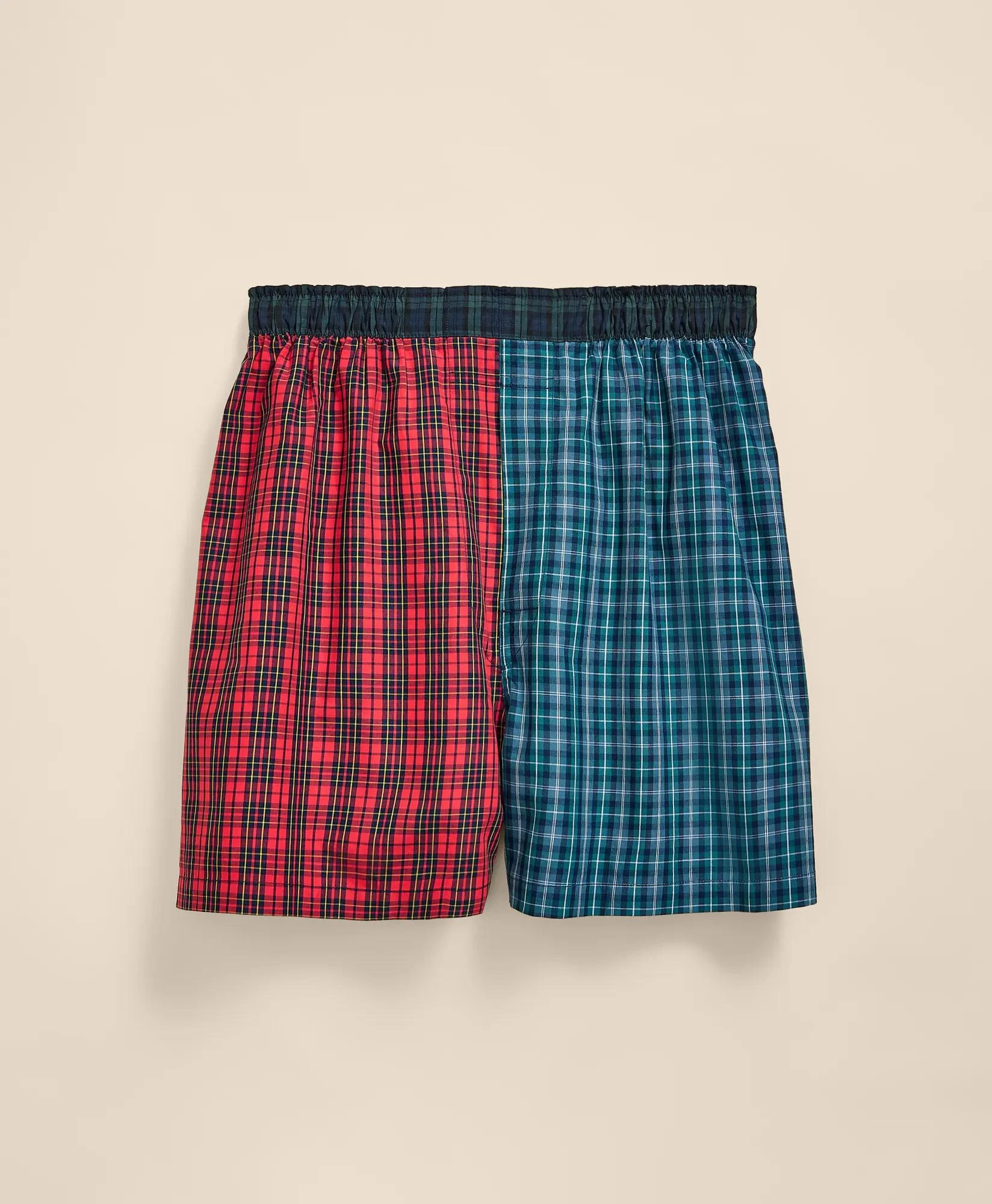 Cotton Broadcloth Tartan Fun Boxers - 1