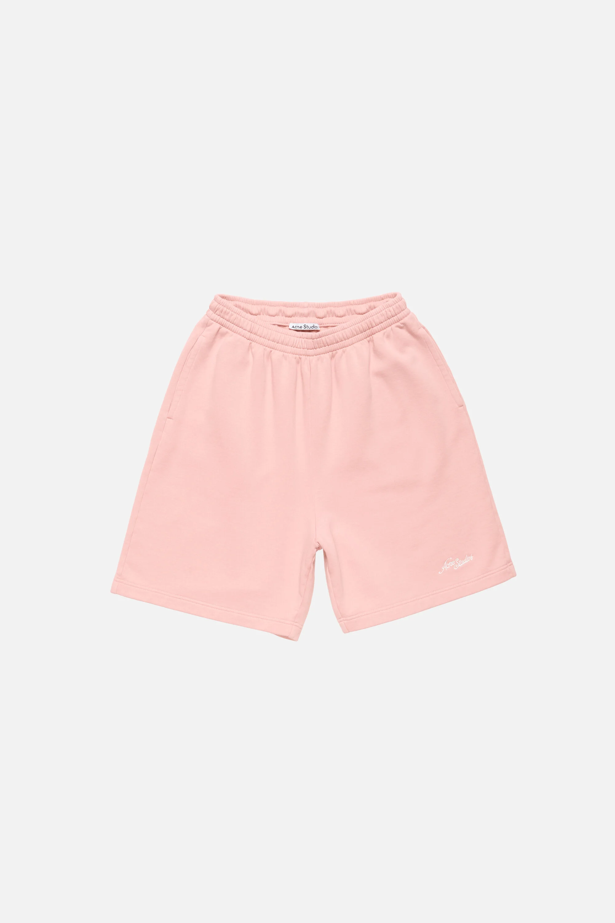 Fleece shorts with logo - Faded pink - 1