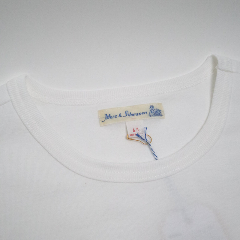 Merz b. Schwanen The Originals 215 Loopwheeled T-Shirt Classic Fit White outlook