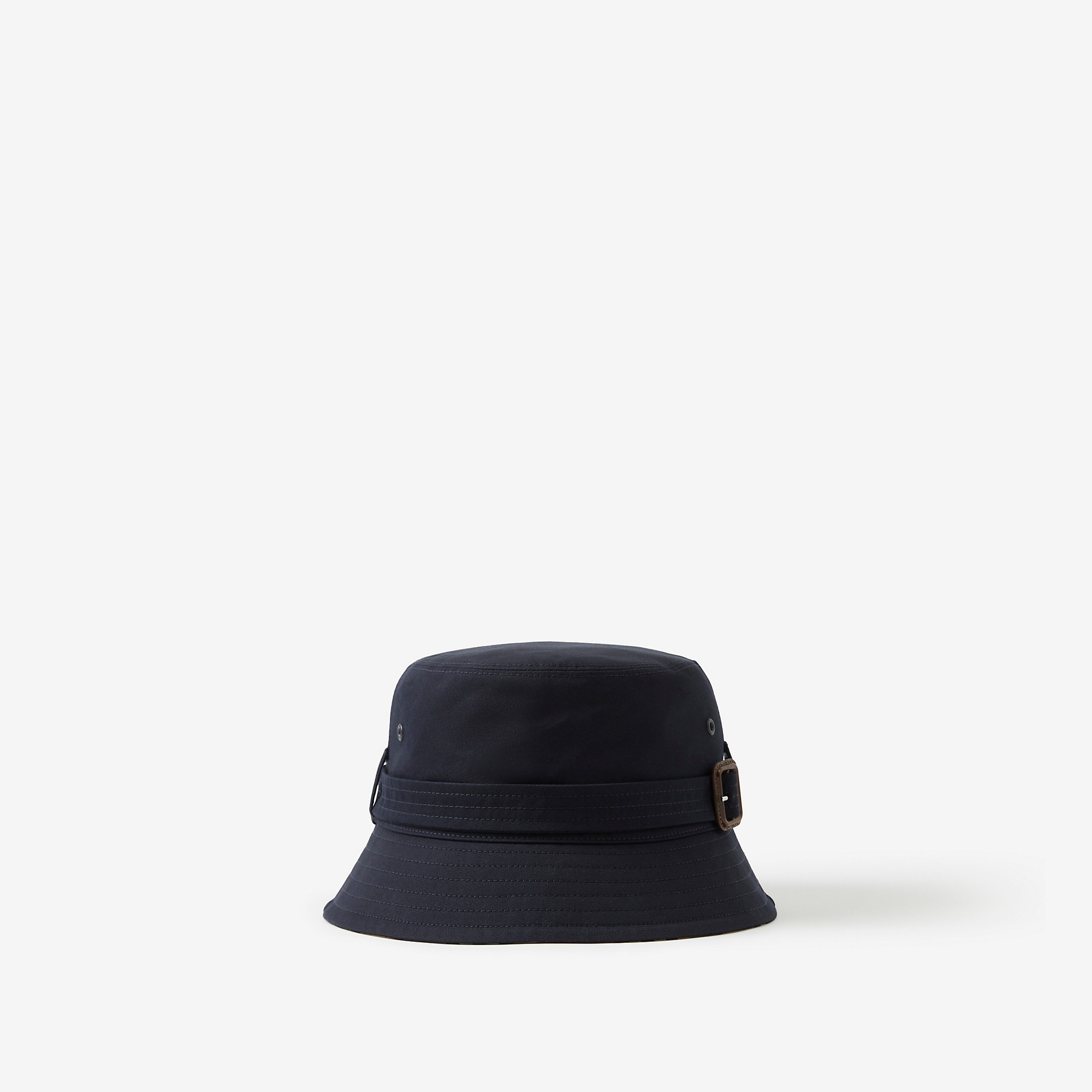 Cotton Gabardine Belted Bucket Hat - 1