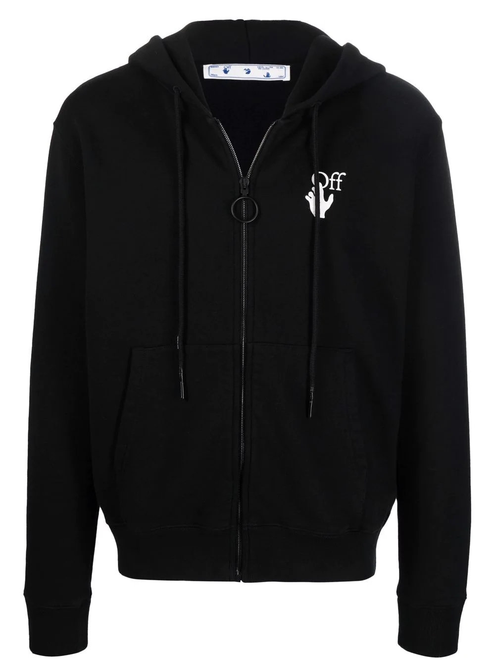 logo-print hoodie - 1