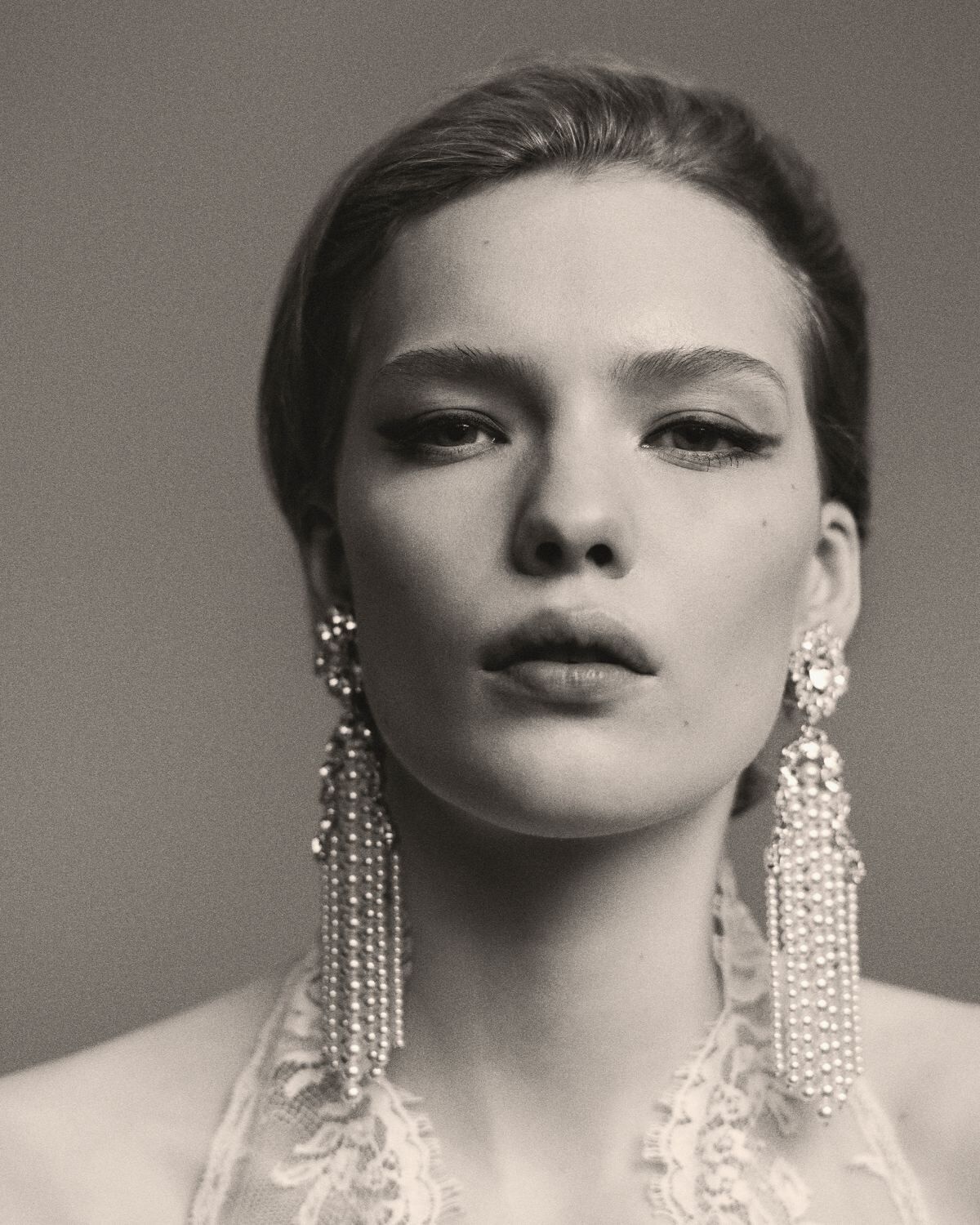 CHANDELIER EARRINGS IN METAL - 2