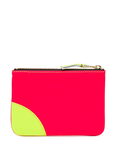 Comme Des Garçons Super Fluo leather pouch outlook