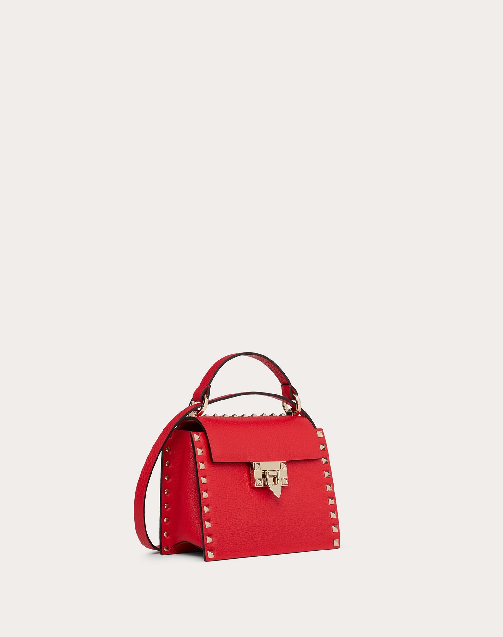 Rockstud Grainy Calfskin Handbag - 2