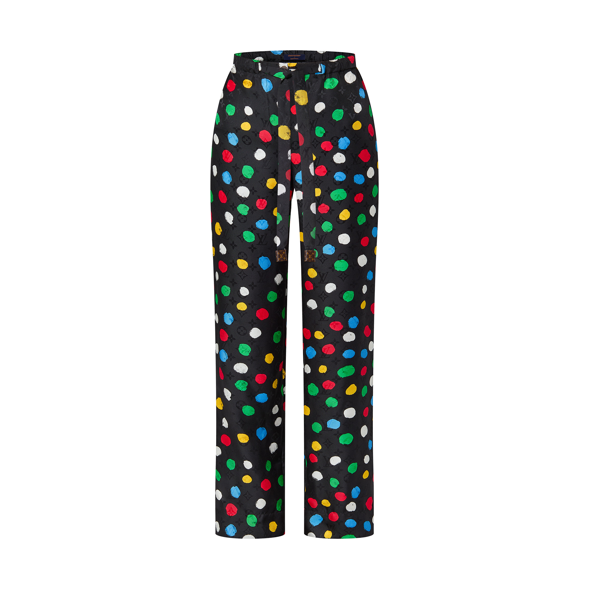 LV x YK Painted Dots Pajama Pants - 1