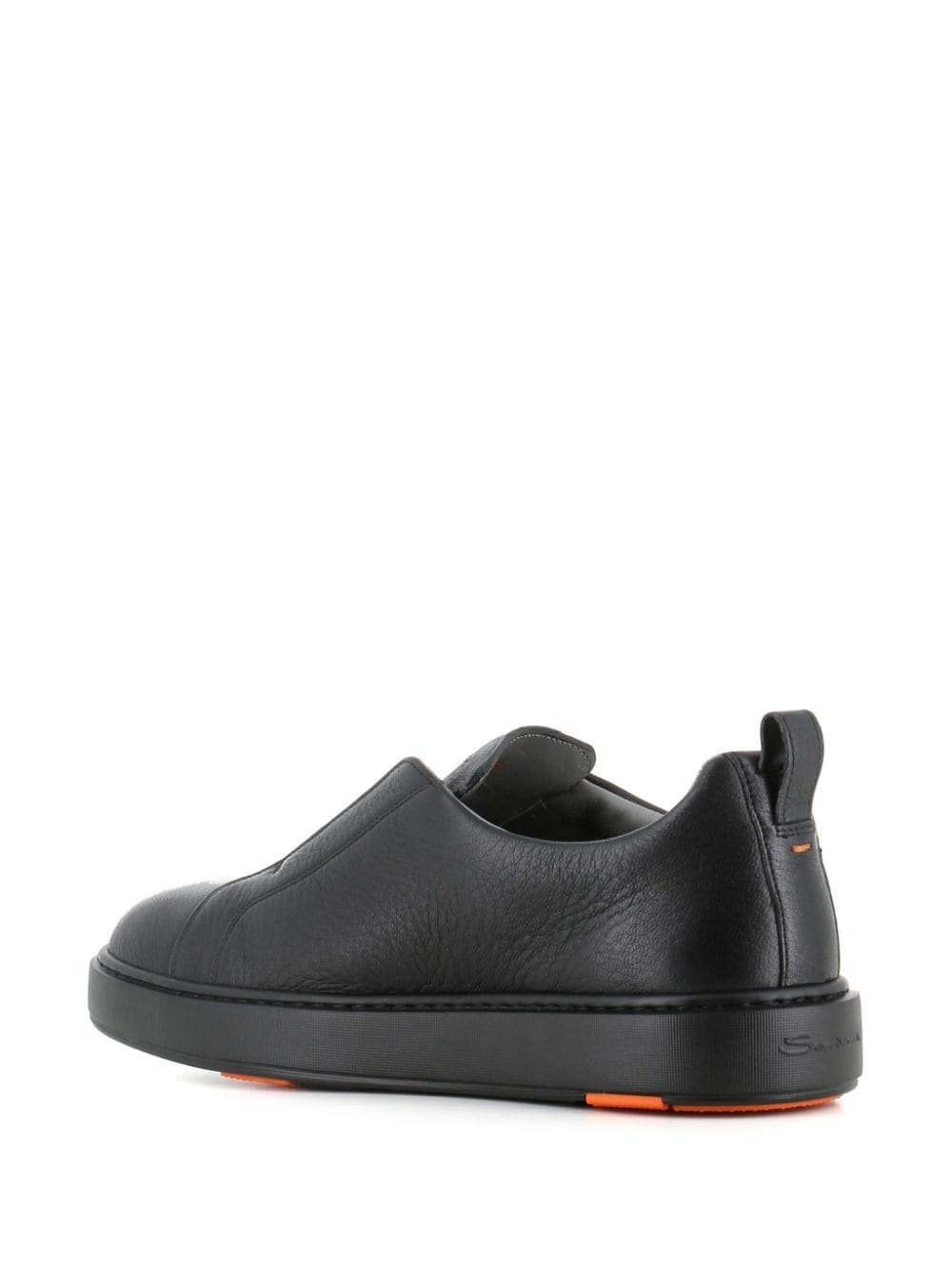 slip-on leather sneakers - 3
