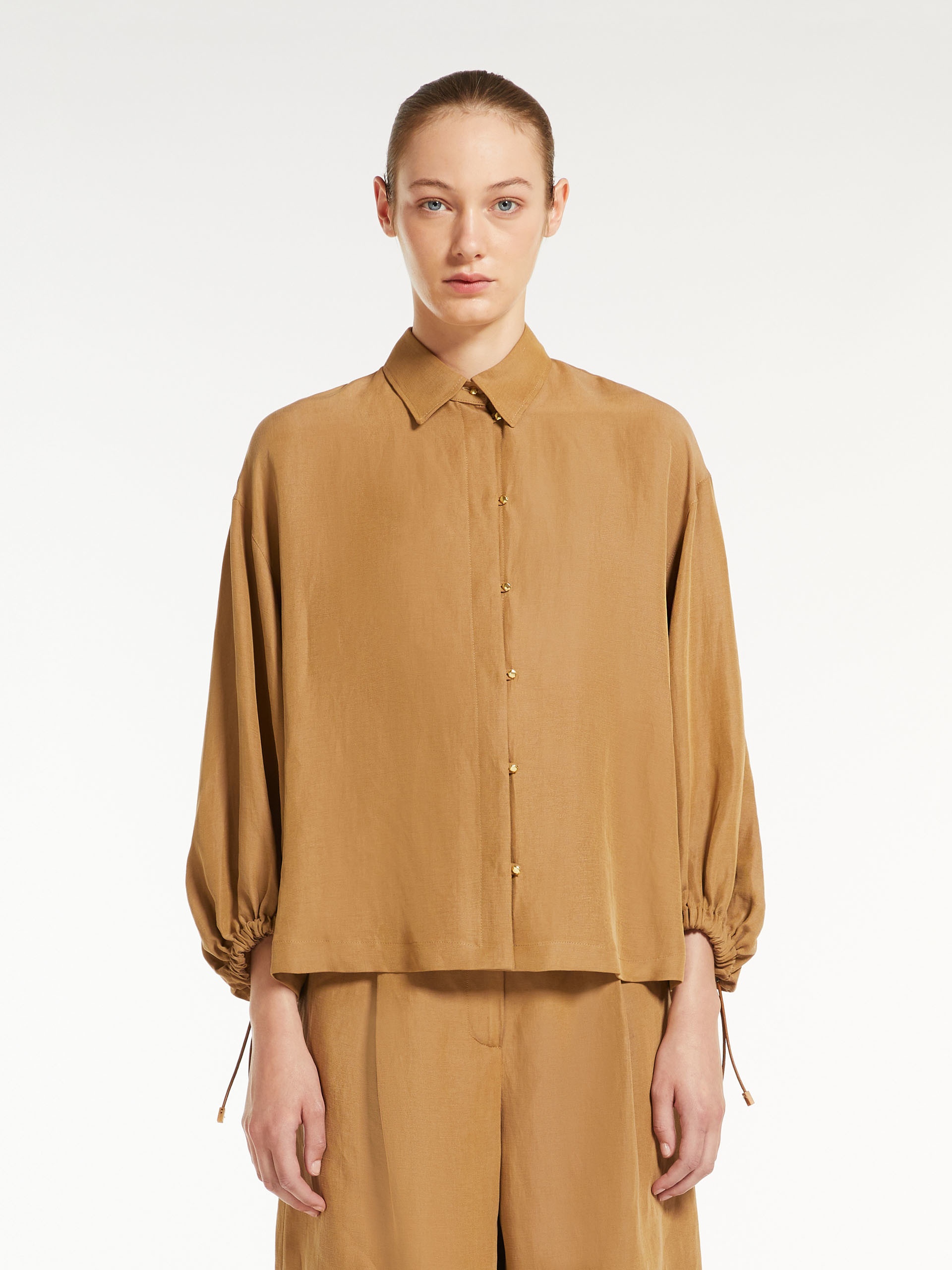 RODEO Oversized shirt in linen and silk - 3