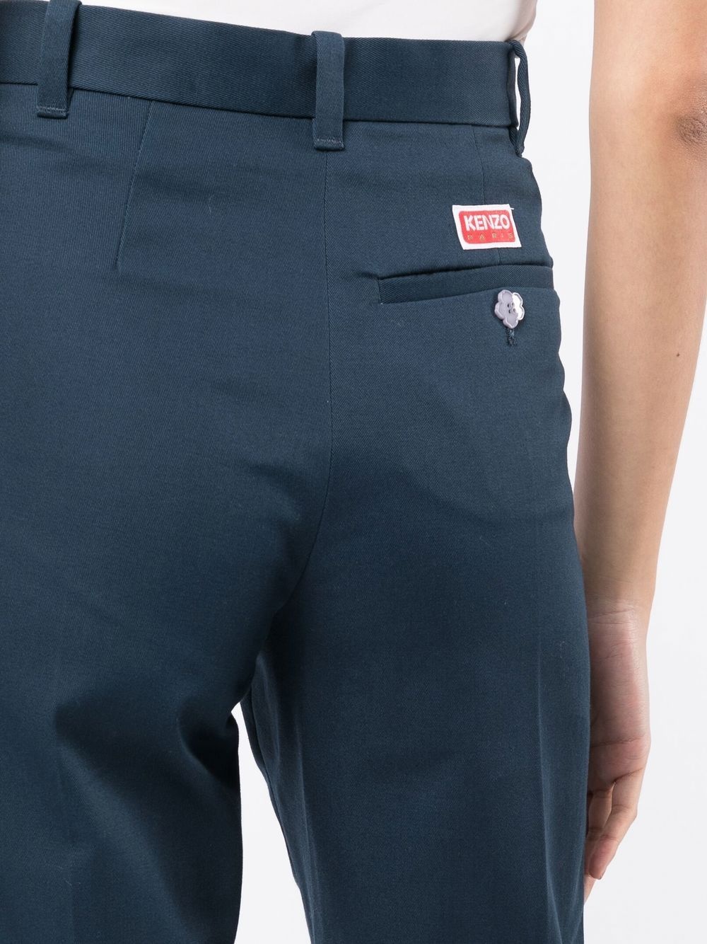 tailored straight-leg trousers - 5