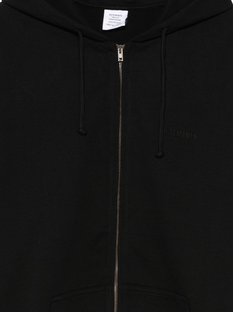 VETEMENTS Garderobe cotton hoodie outlook