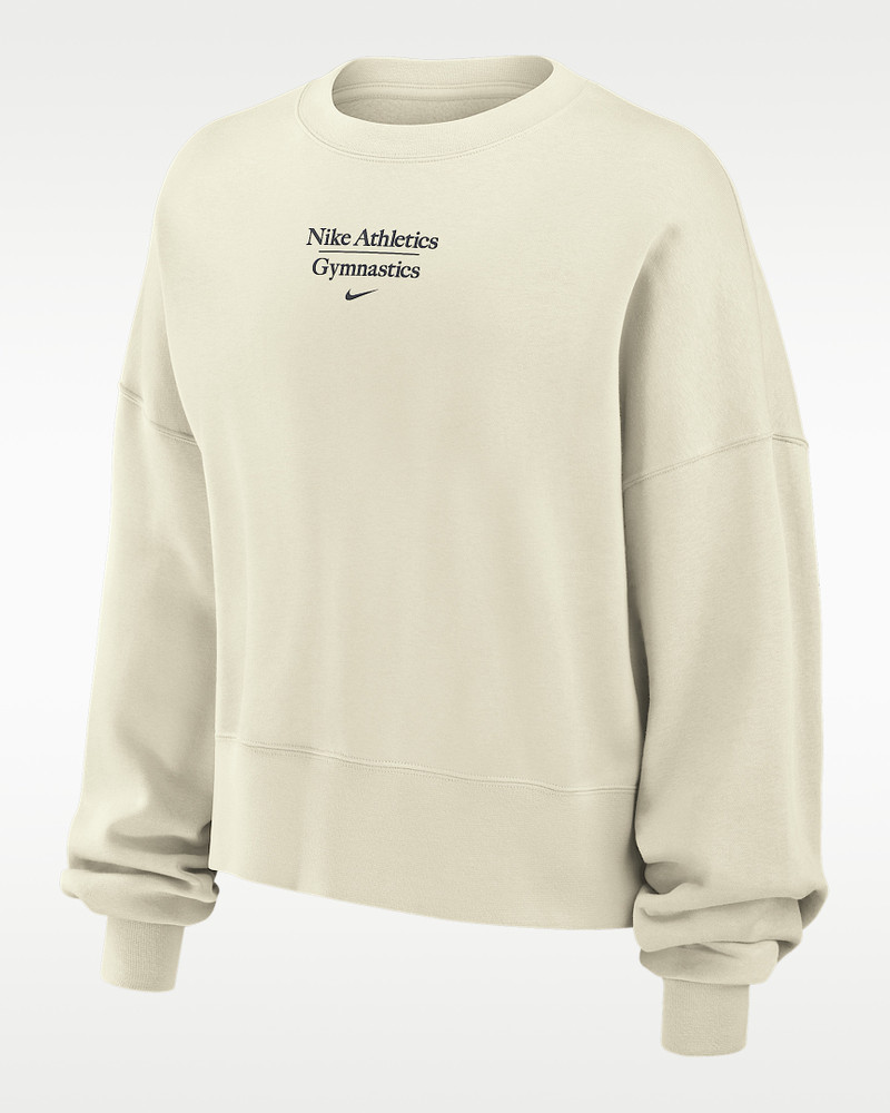 Nike Phoenix Fleece Women's Gymnastics Crew-Neck Sweatshirt 1