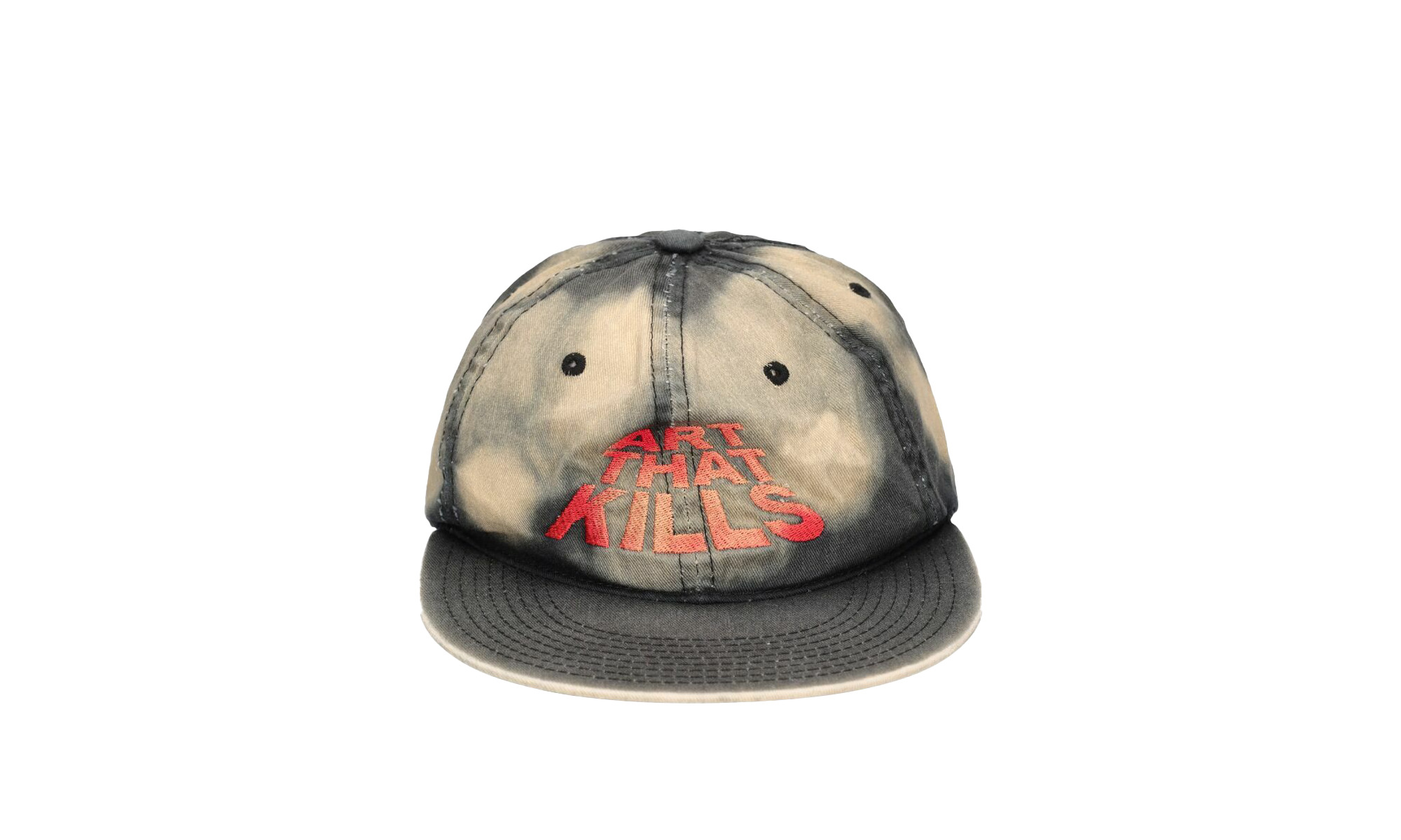 Art That Kills Trucker Hat "Sunfaded Black / Red" - 1