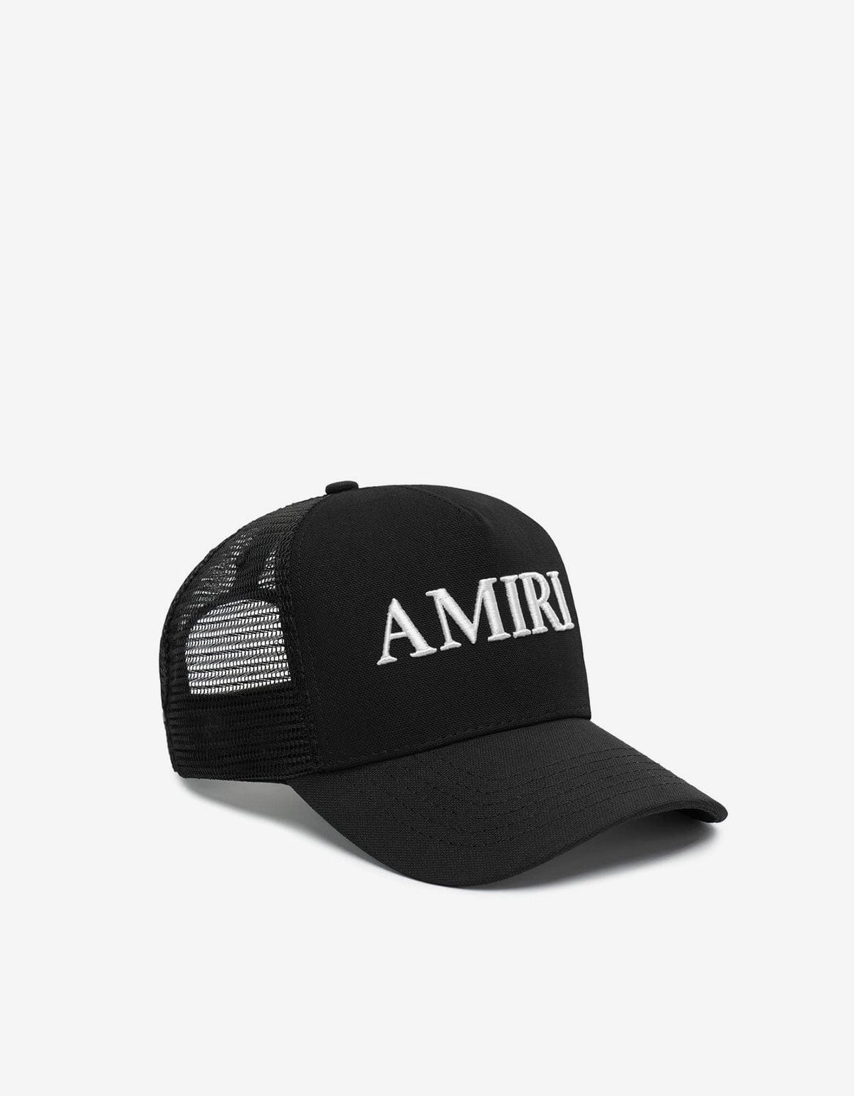 Amiri Core Logo Black Trucker Hat - 1