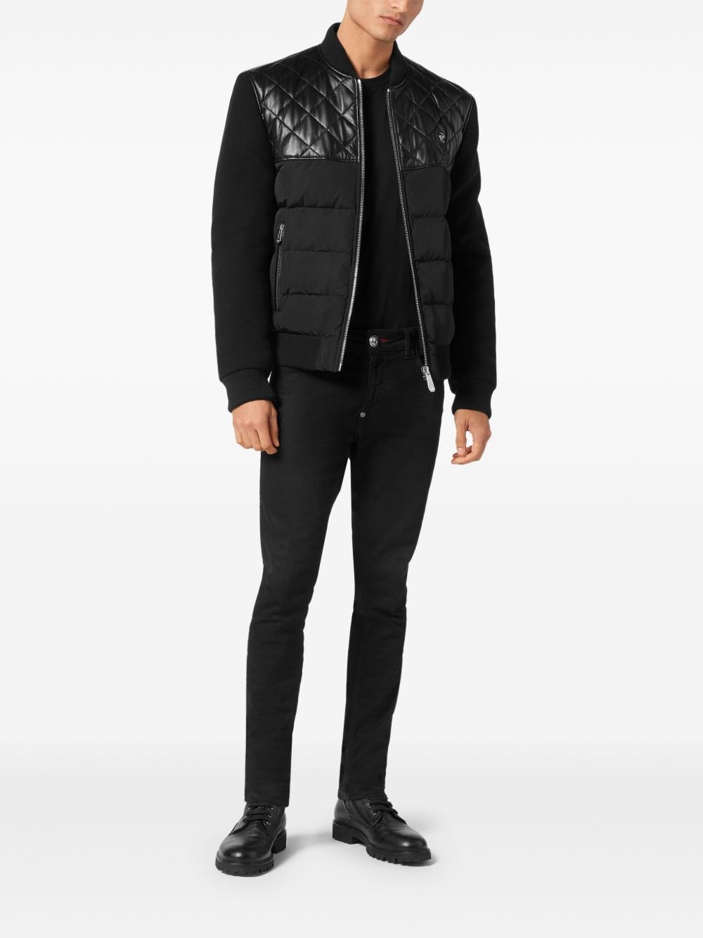 leather bomber jacket - 2