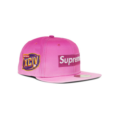 Supreme Supreme Gradient Box Logo New Era 'Pink' outlook