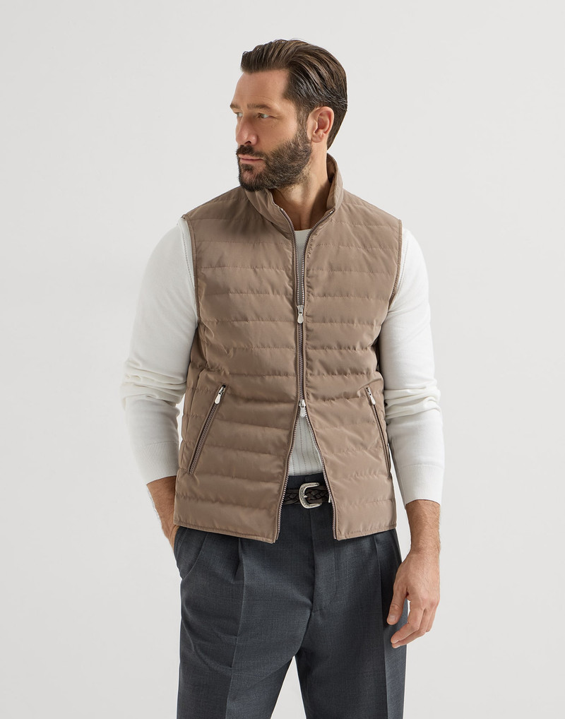 Bonded nylon down vest 2