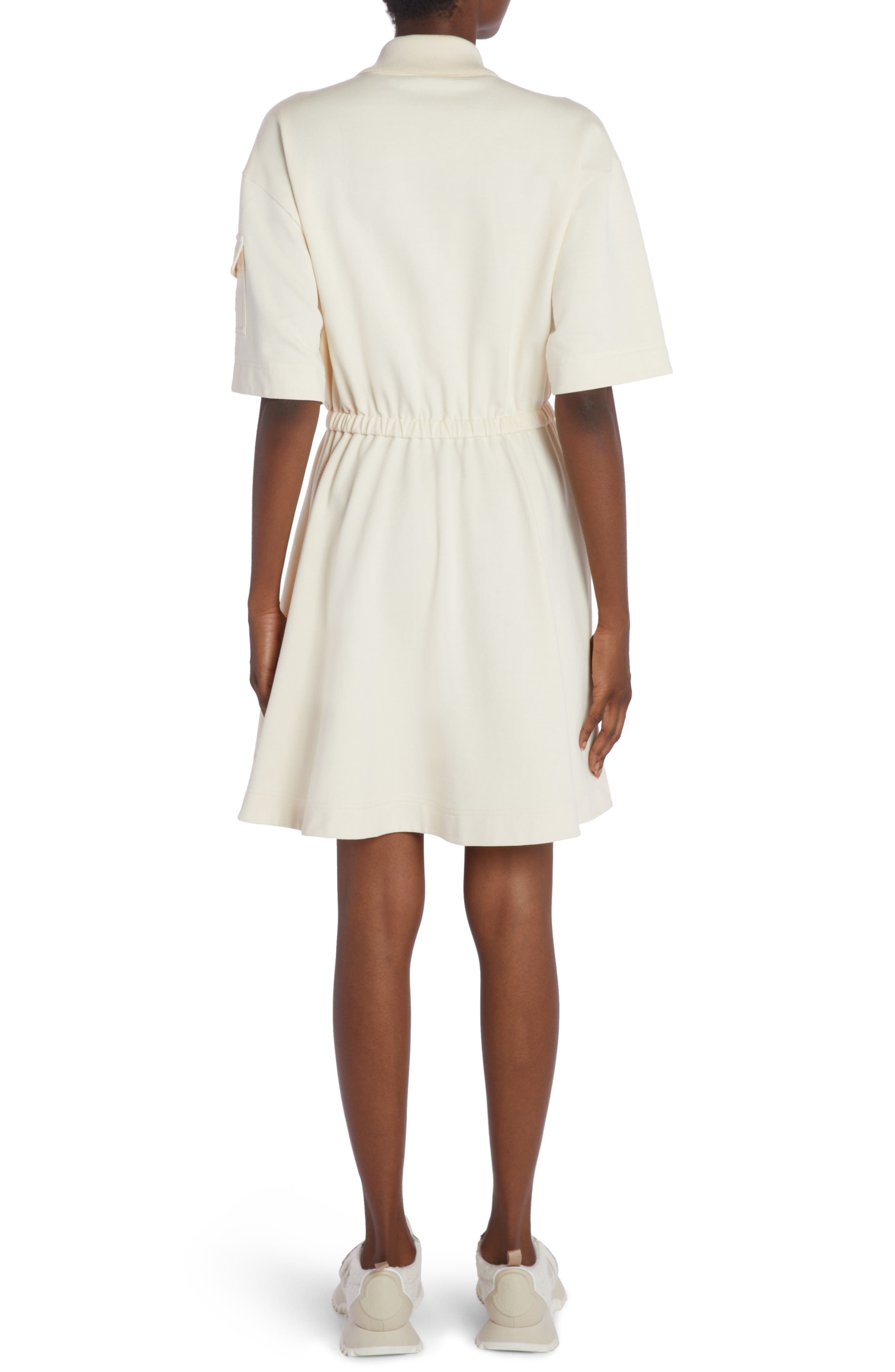 Cotton Fleece Polo Dress - 3