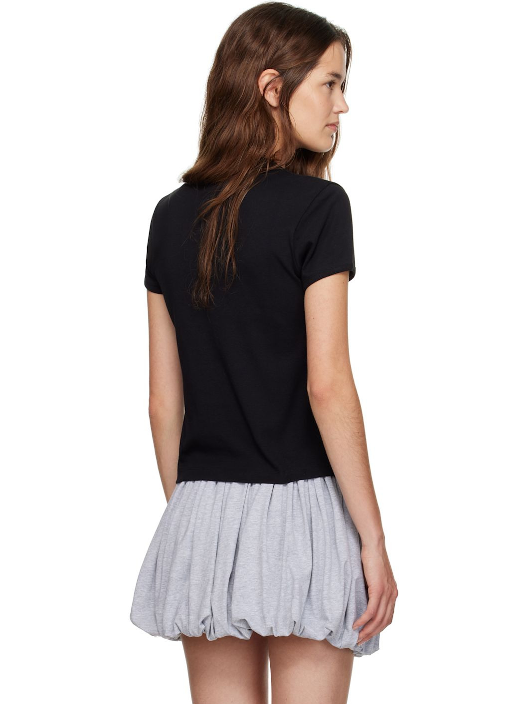 Black Cut-Out Baby T-shirt - 3