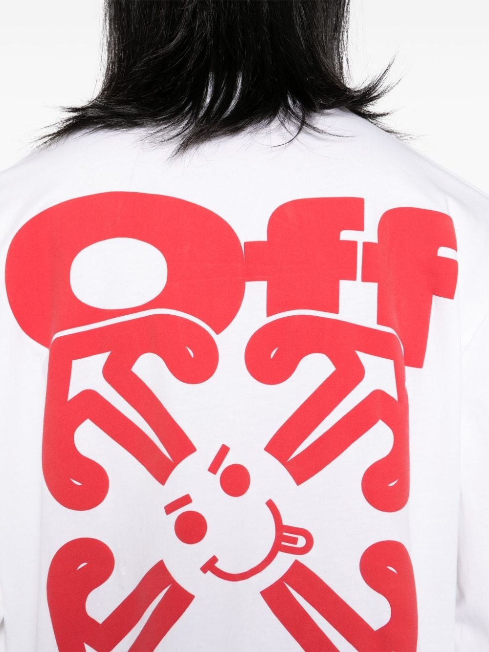 logo-print long-sleeved T-shirt - 5