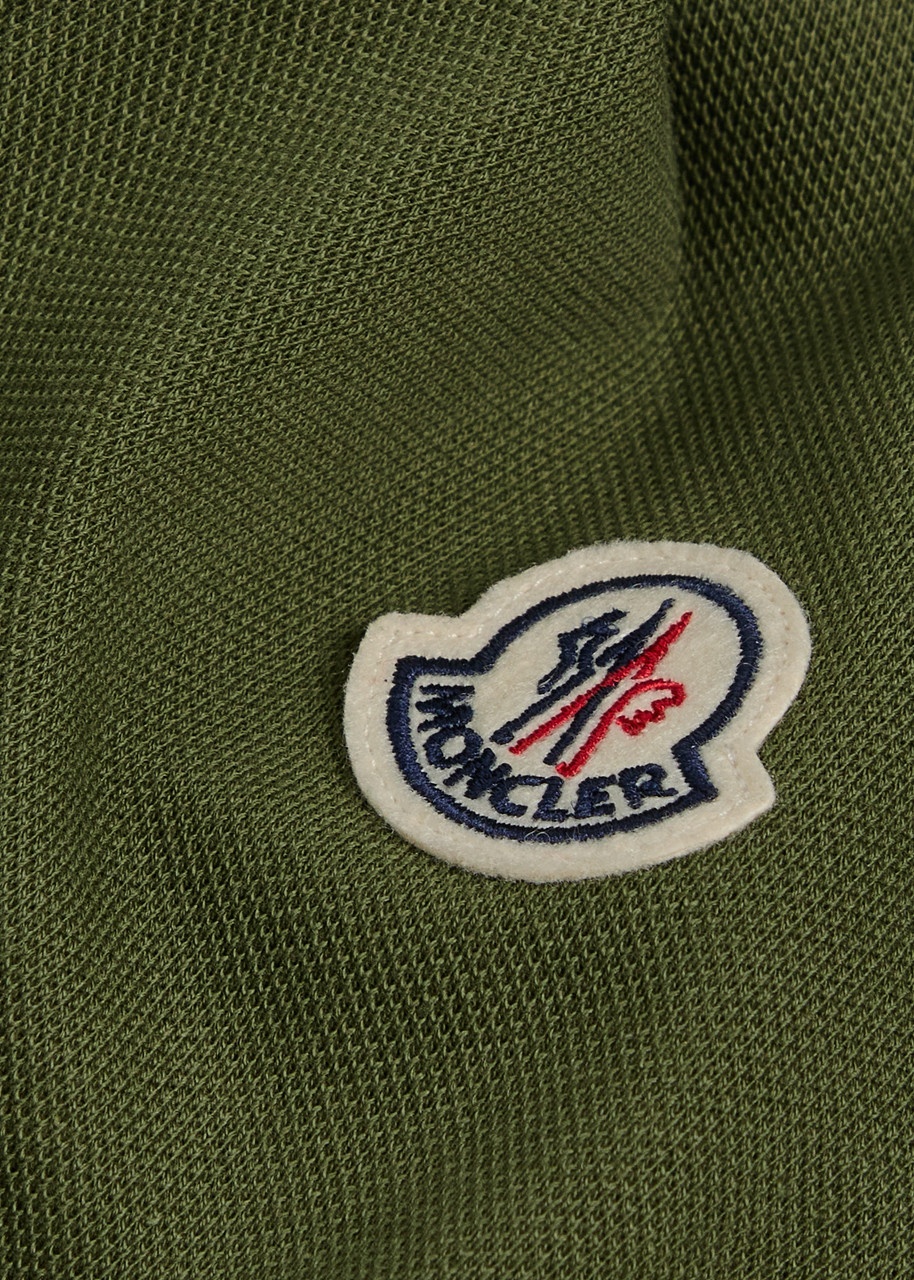 Moncler Logo-appliquéd Piqué Cotton Polo Shirt - 5