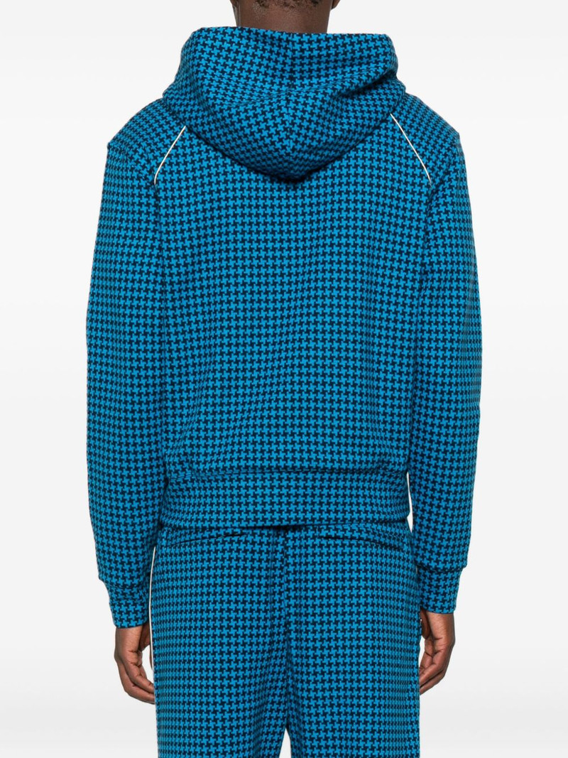London patterned zip-up hoodie 4