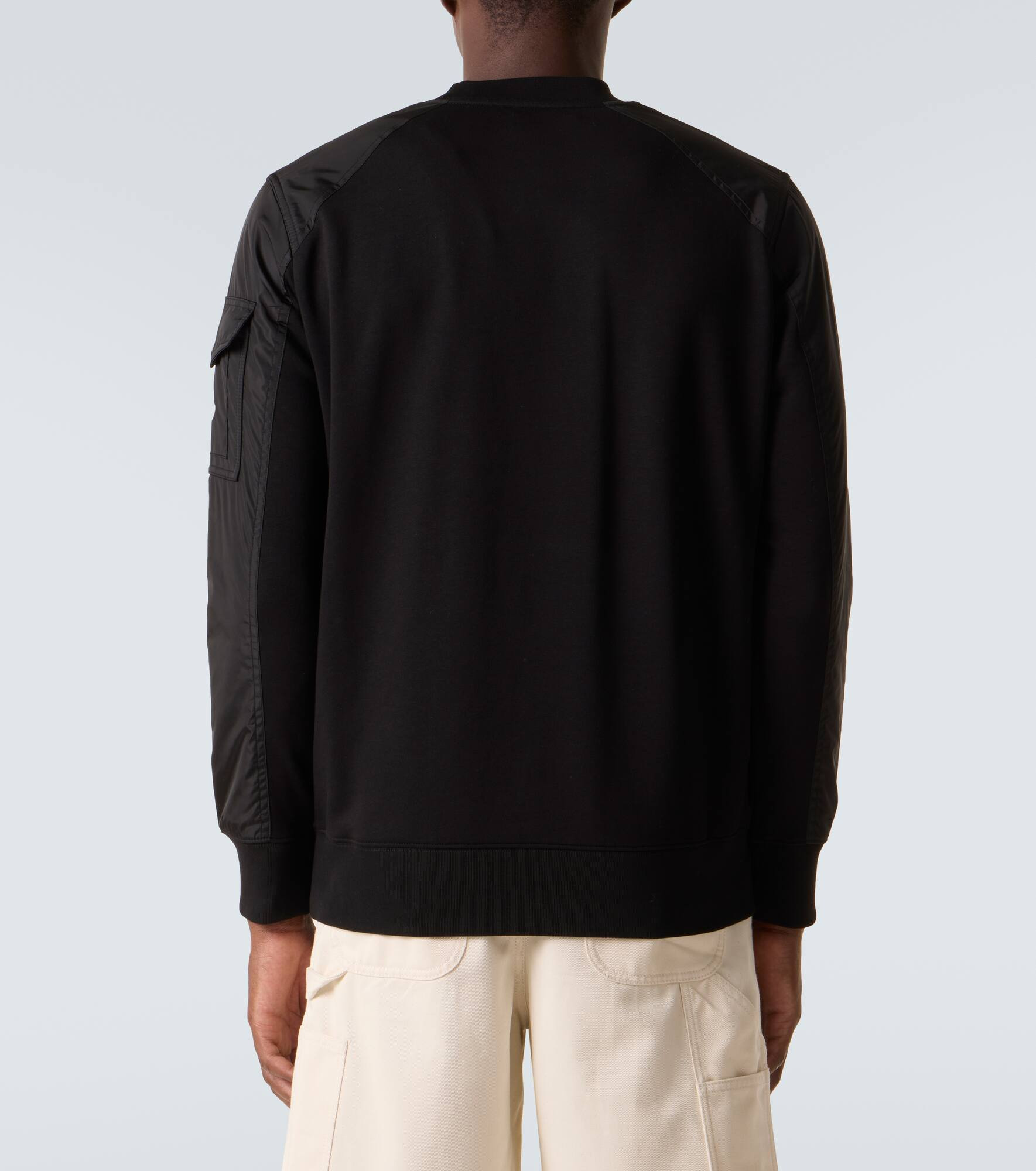 Cotton-blend sweatshirt - 4