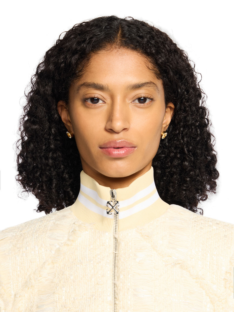 Off-White Round Arrow Earrings outlook