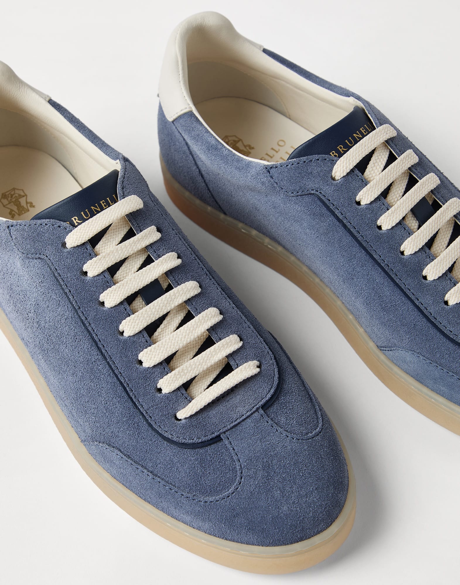 Washed suede sneakers - 3