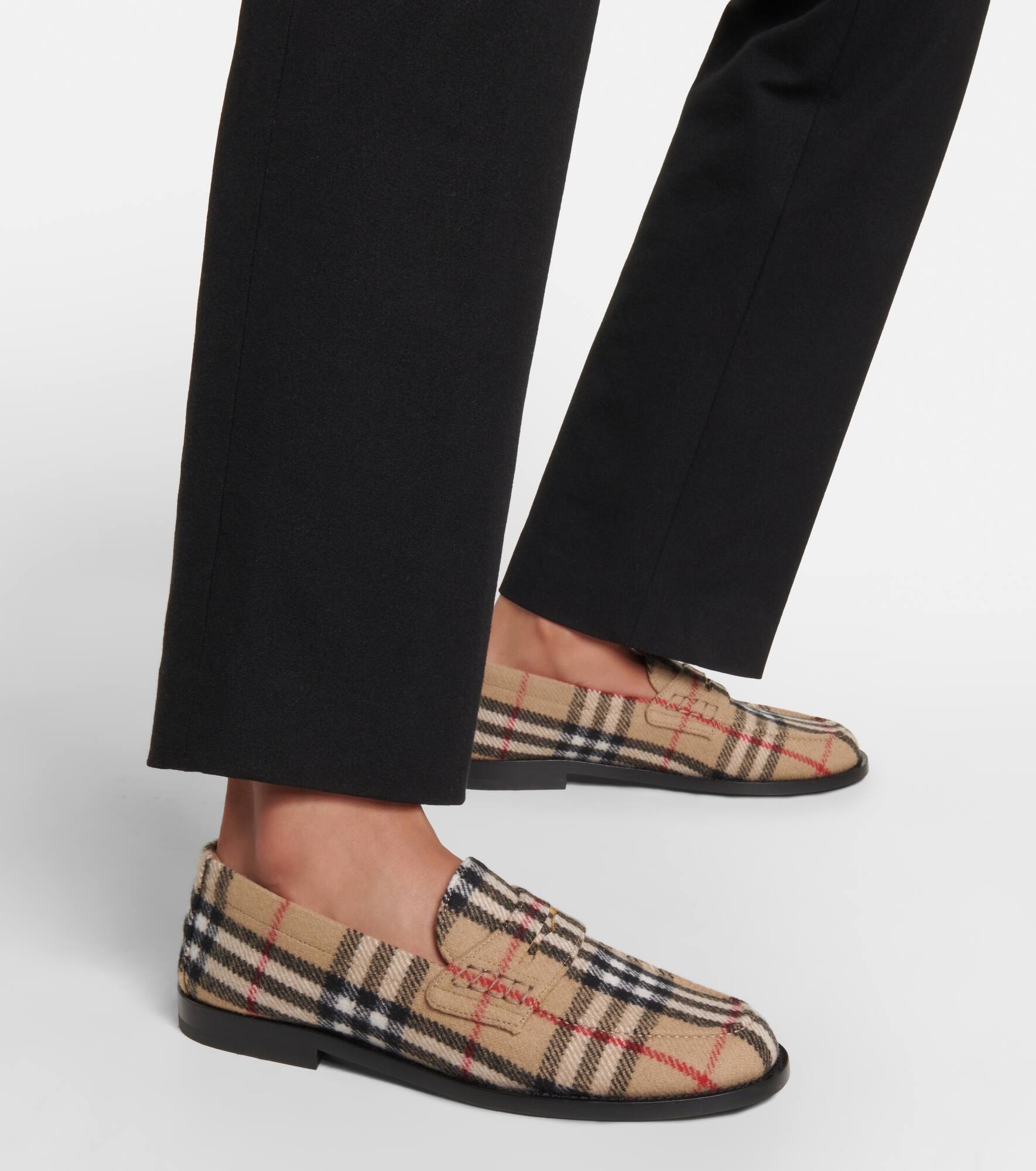 Vintage Check loafers - 4