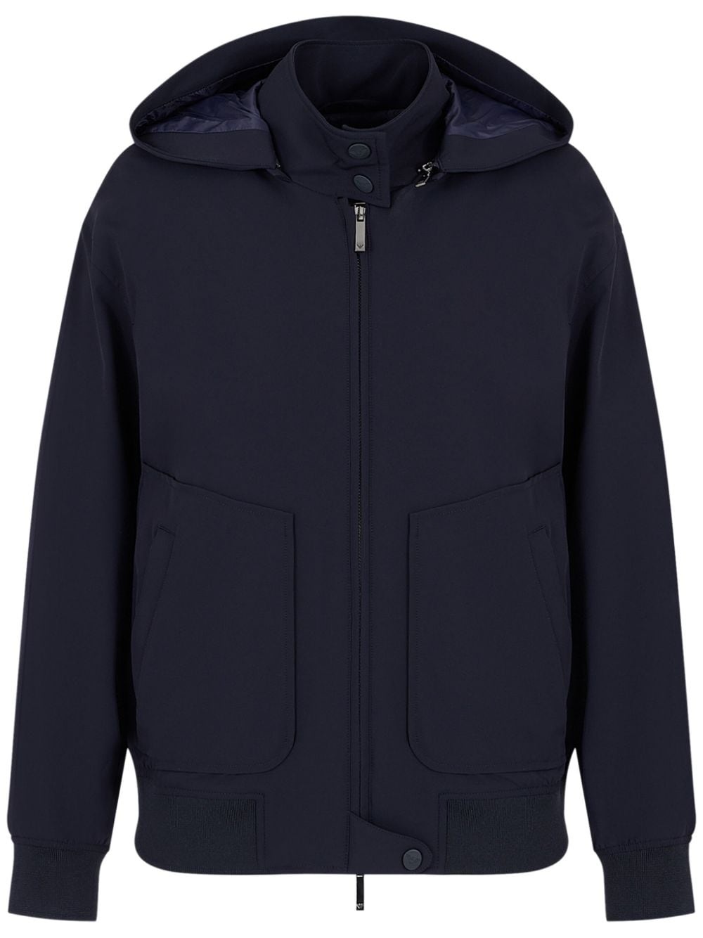 hooded zip-up jacket - 1