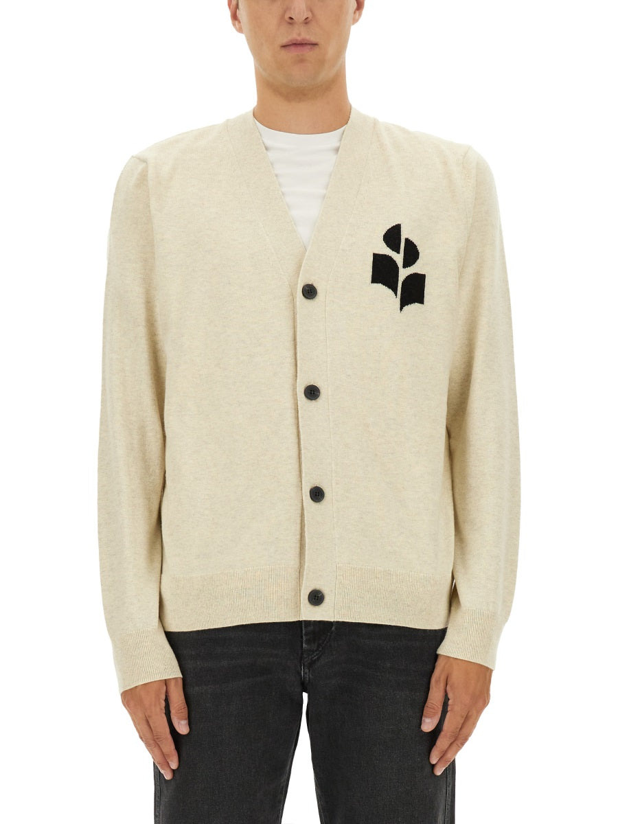 Cardigan With Logo - 1