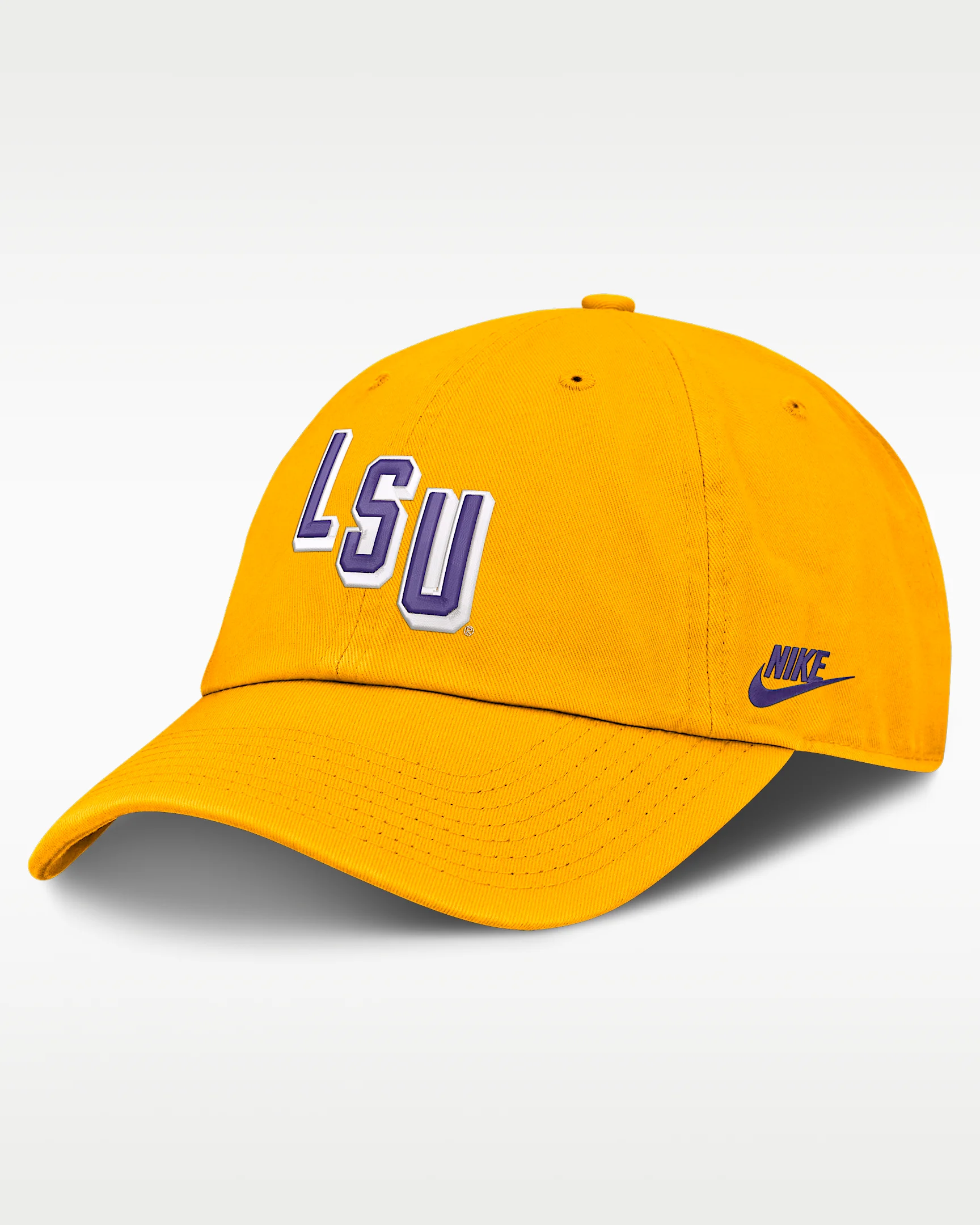 LSU Natural Club Men's Nike College Adjustable Hat - 1