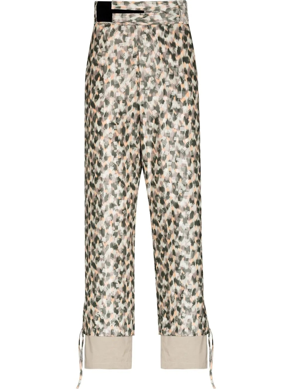 Tarkin abstract-print trousers - 1