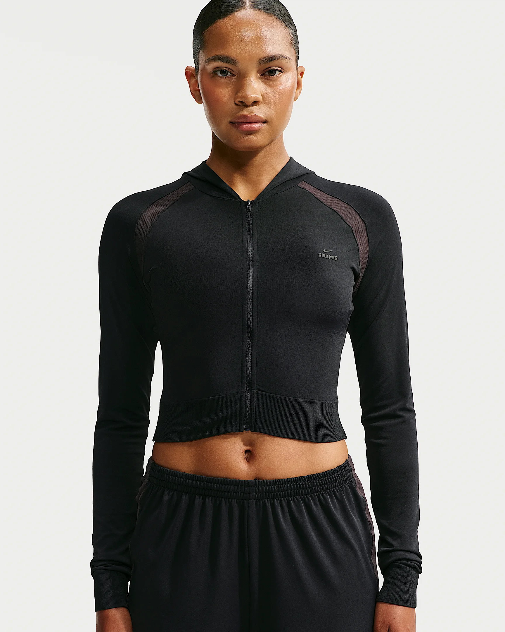 NikeSKIMS Stretch Knit Women's Full-Zip Baby Hoodie - 1