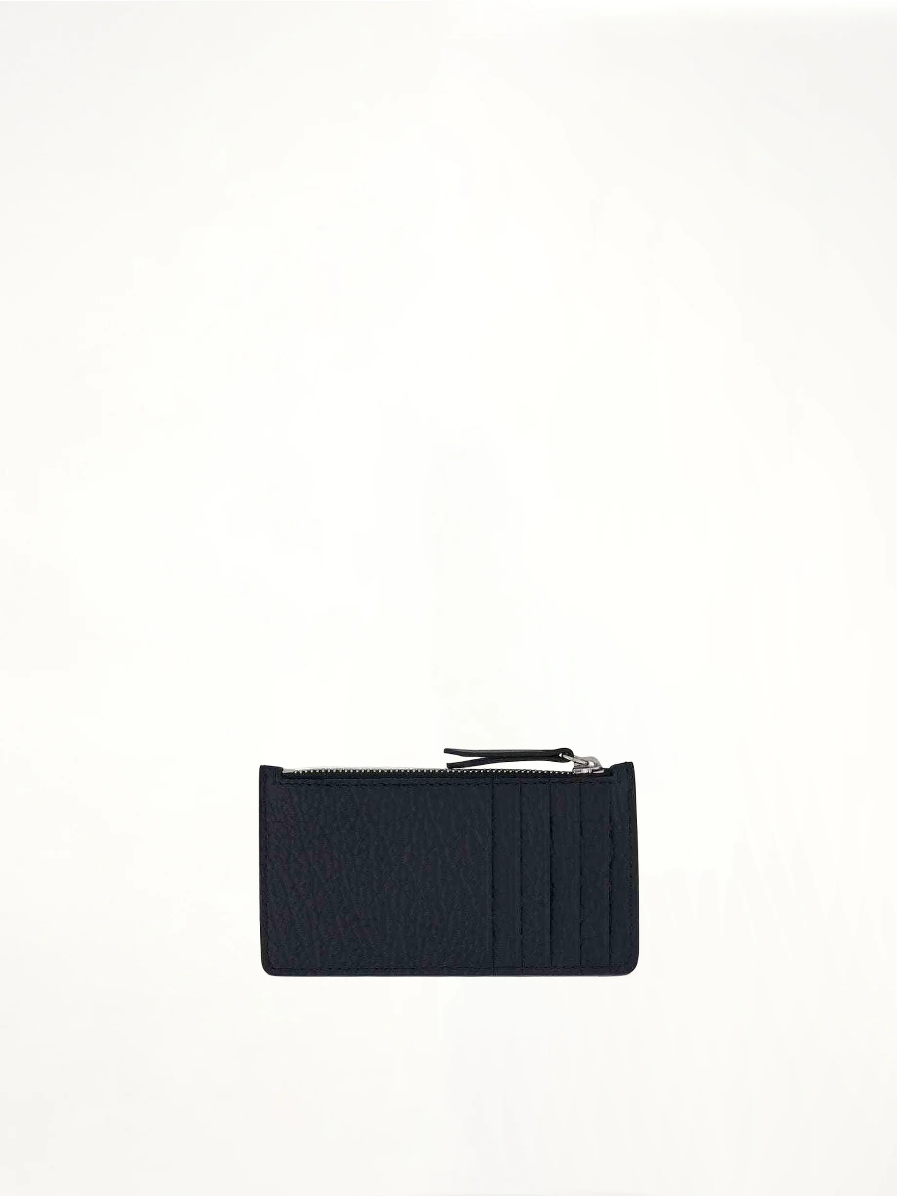 Zip Credit Card Holder in Black - 1