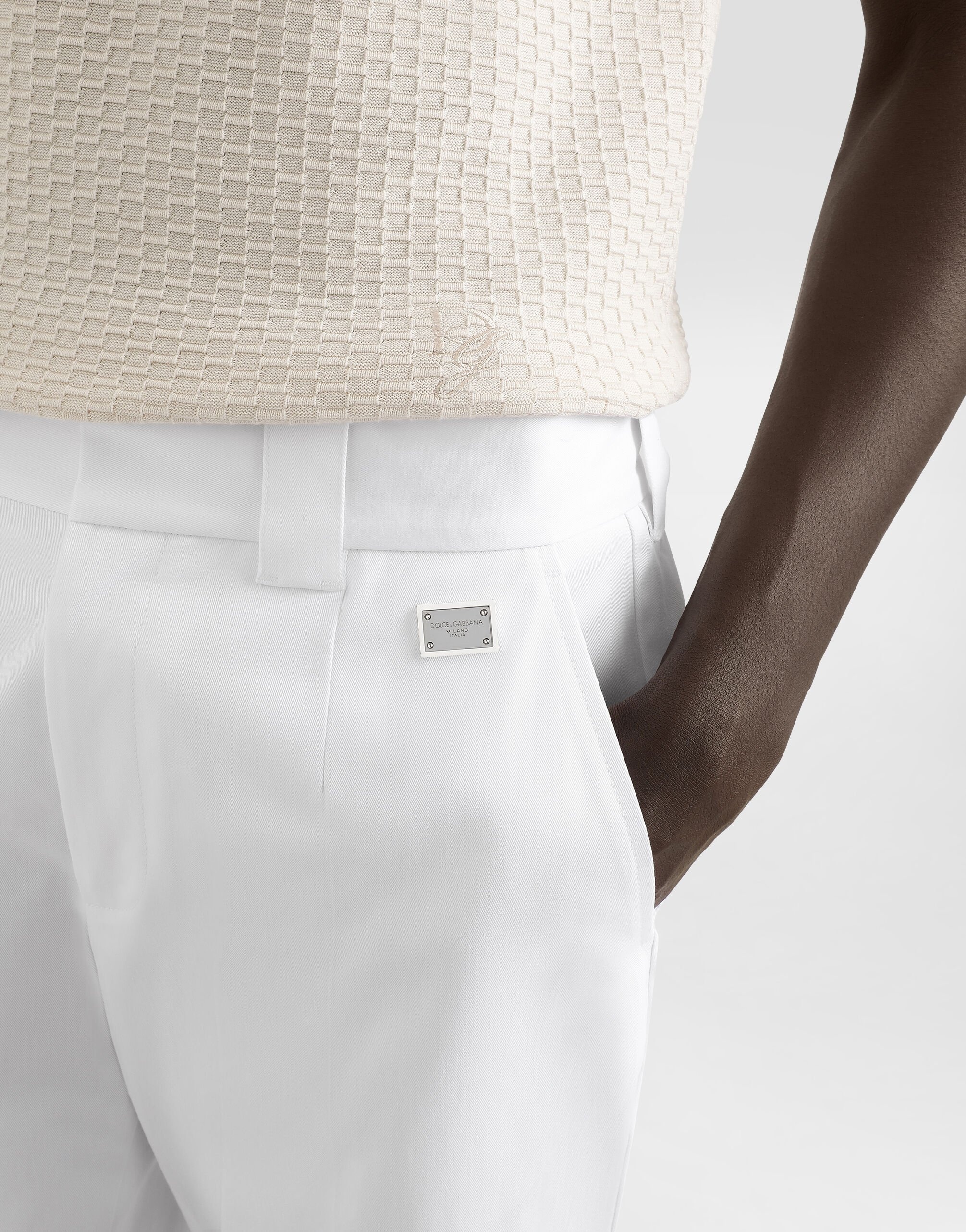 Tailored cotton pants - 4