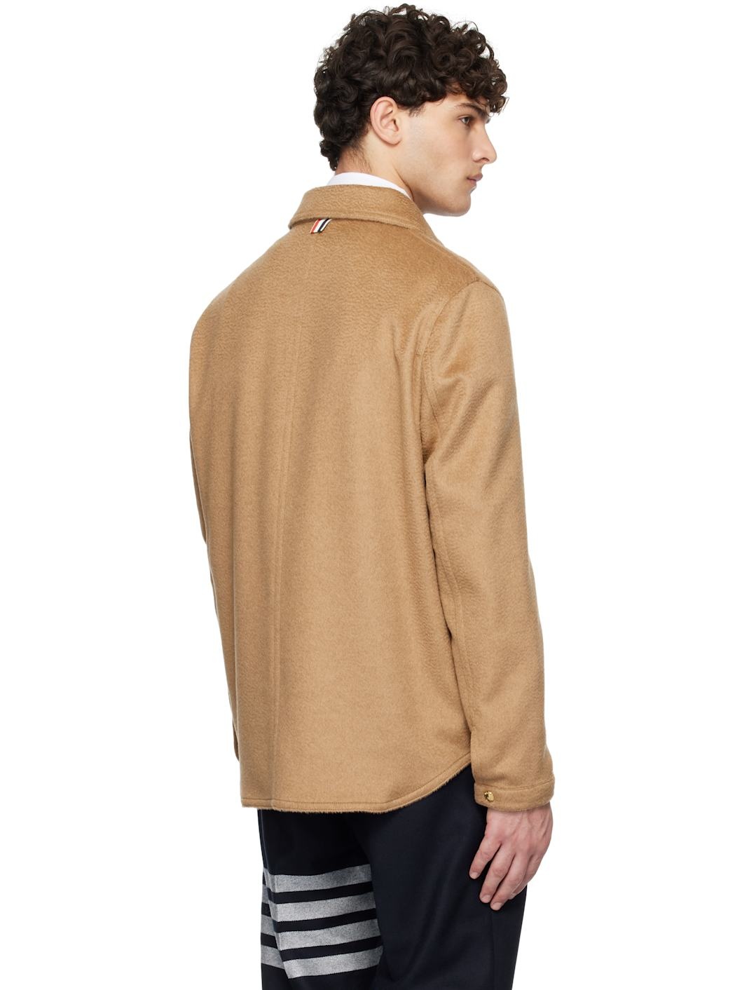 Tan Camel Hair Jacket - 3