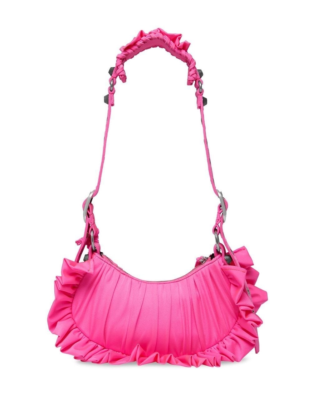 Le Cagole ruffles shoulder bag - 3