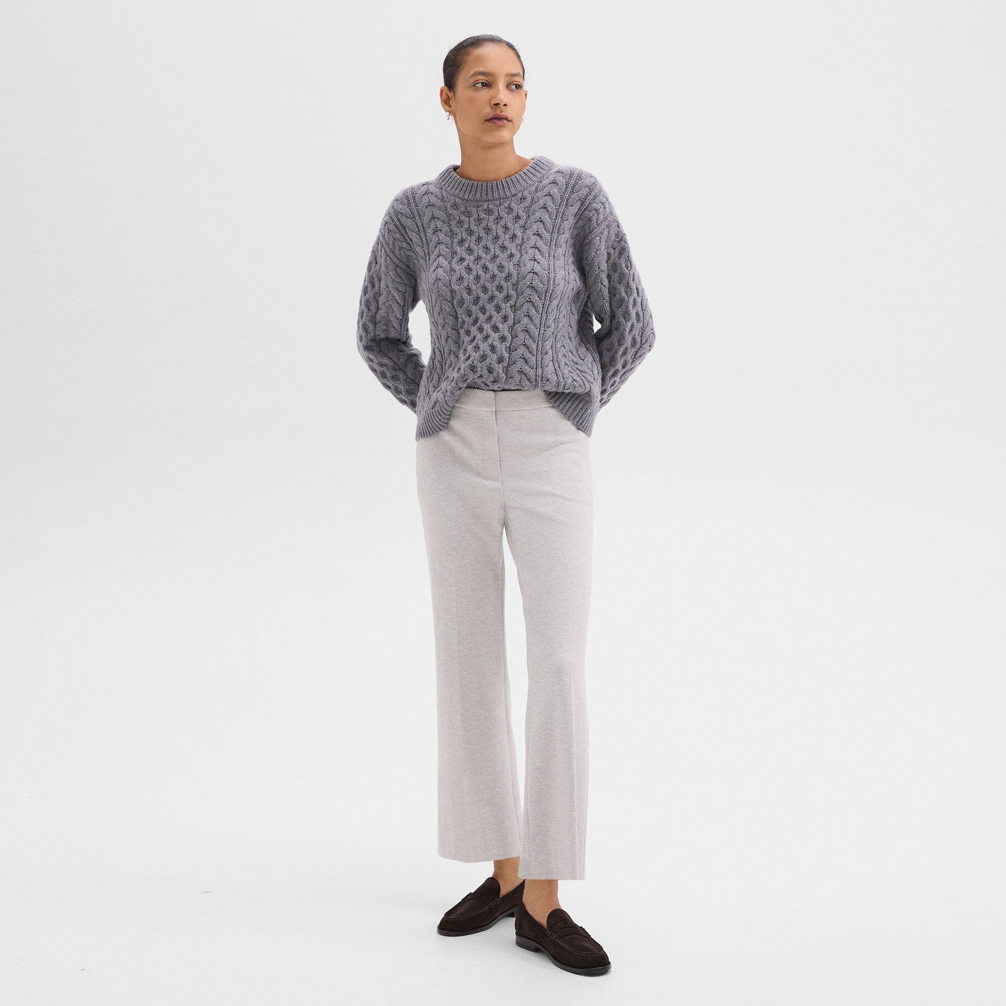 Kick Pant in Herringbone Knit - 2