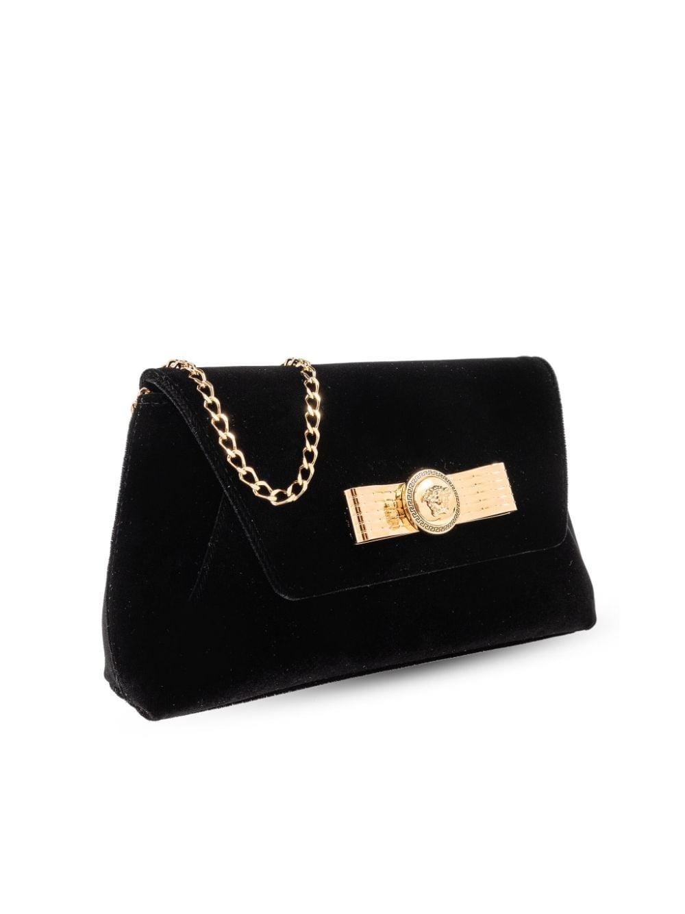 Medusa Head velvet shoulder bag - 4
