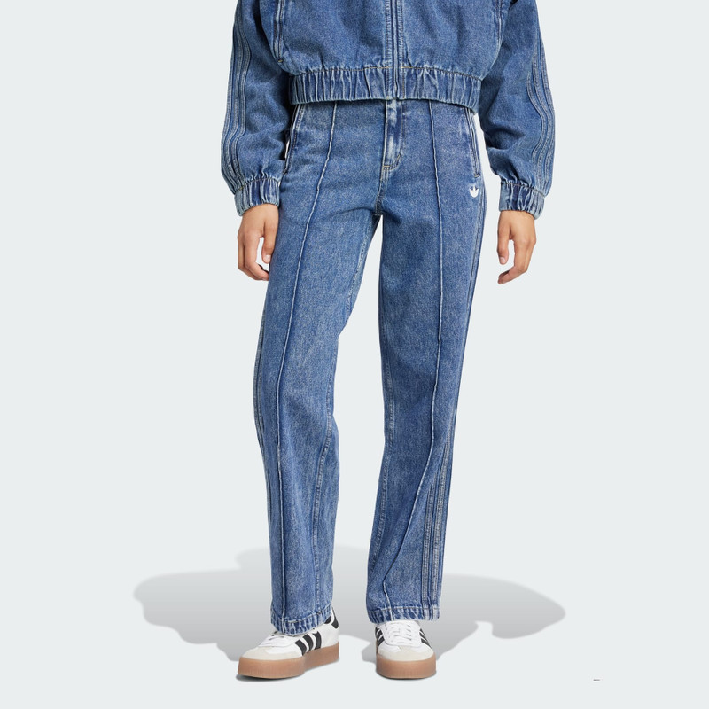 adidas Premium Essentials Denim Straight Leg Pants outlook