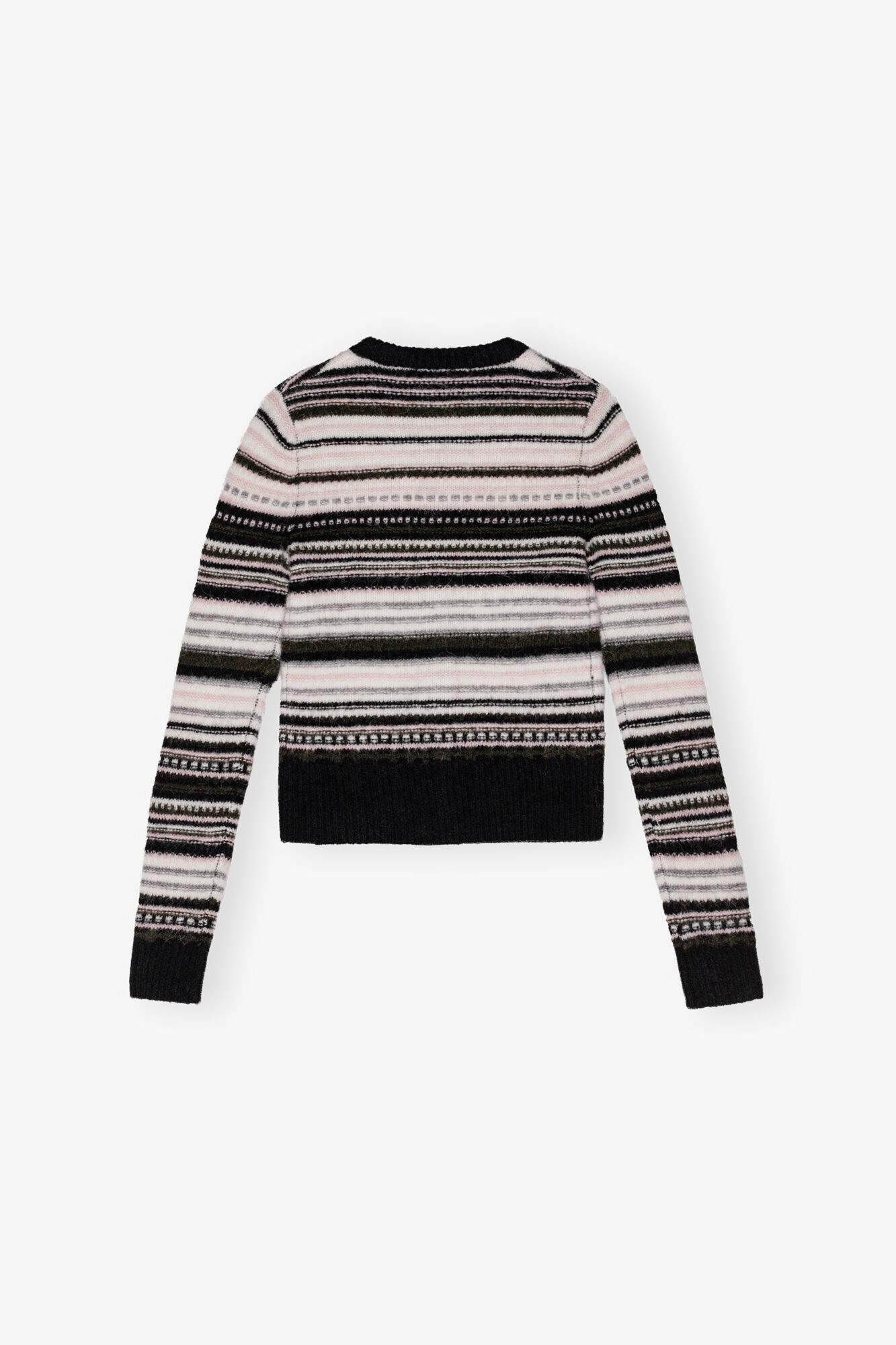 BLACK STRIPE CARDIGAN - 6