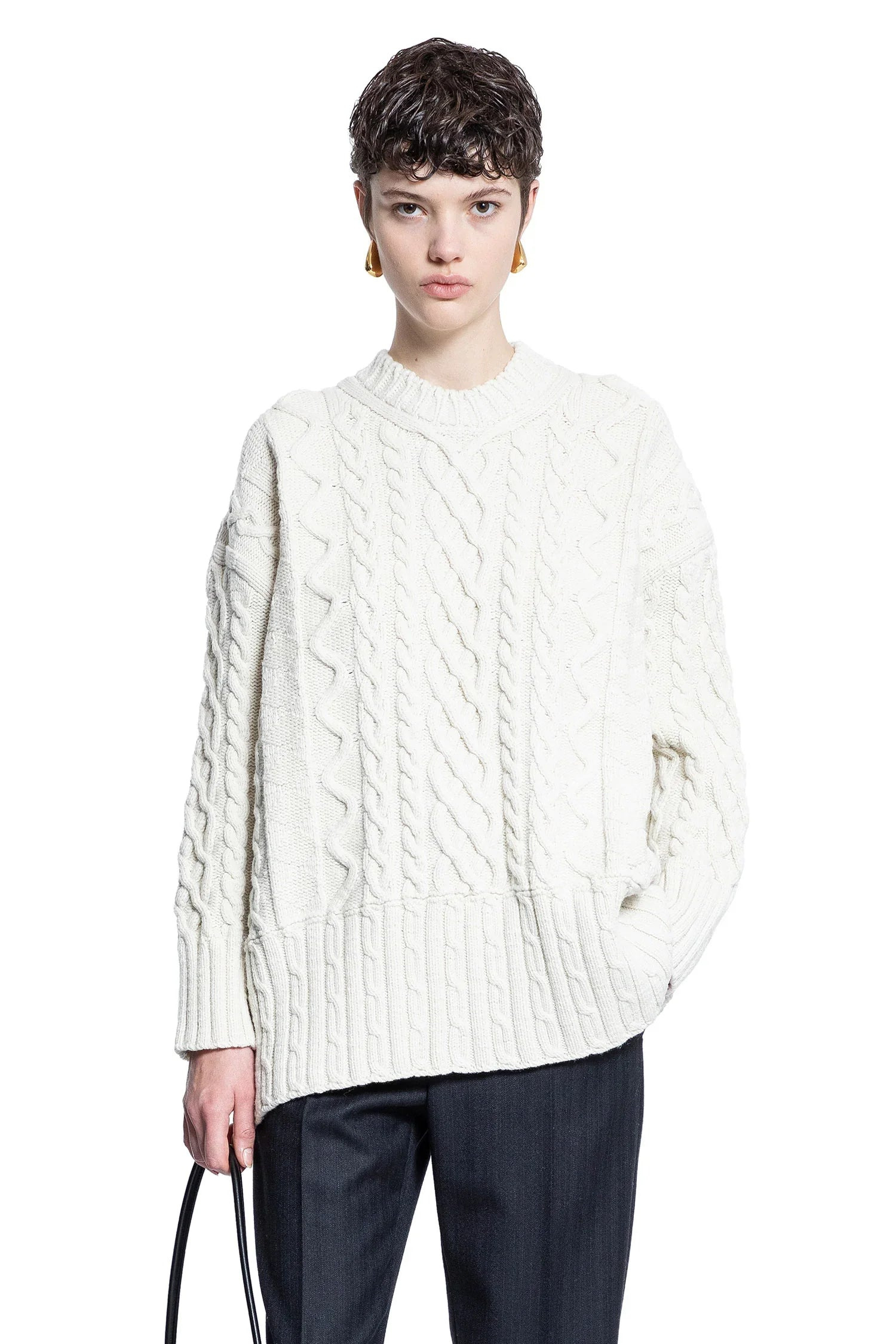 Aran-Cable-Wool-Jumper - 5