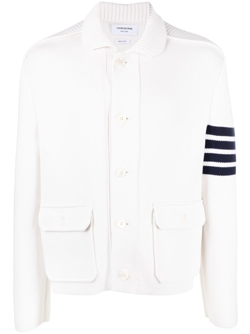 4-Bar buttoned cardigan - 1