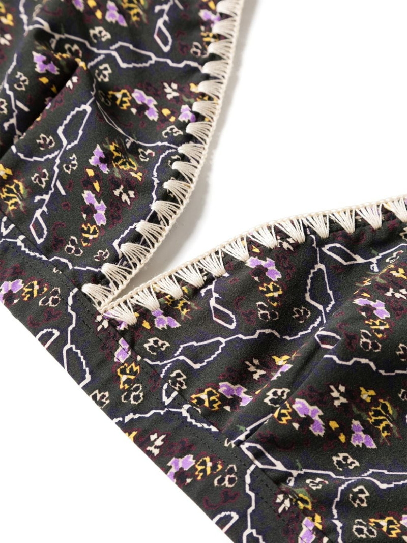 Solange floral-print bikini top 3