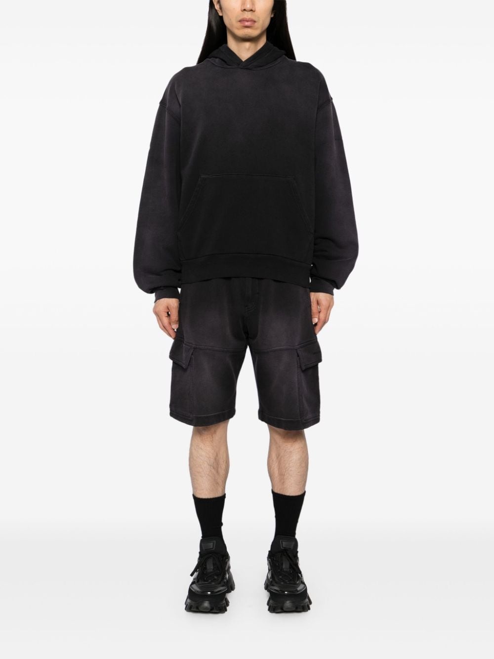 garment-dyed cargo shorts - 2