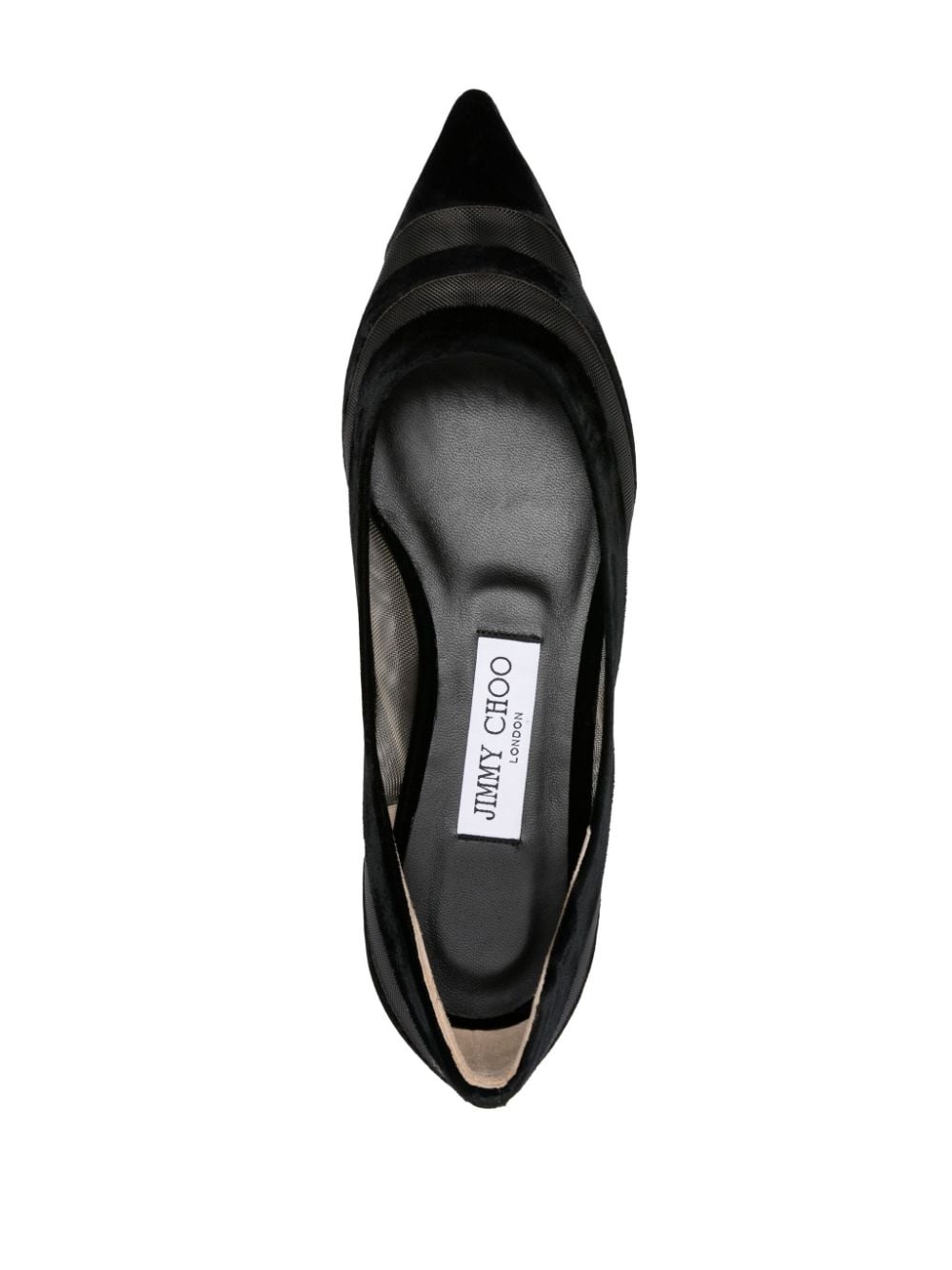 Love tulle-trim ballerina shoes - 4