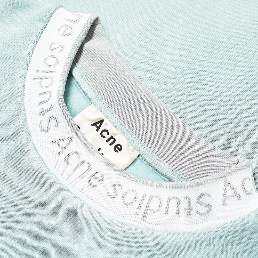 Acne Studios Fulton Logo Rib Crew Sweat - 2