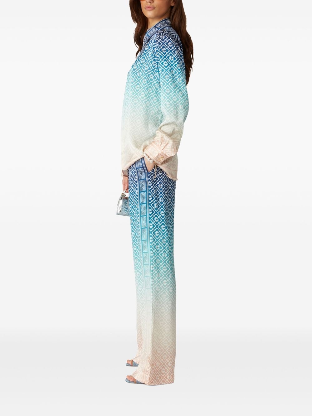 ombré-effect trousers - 2