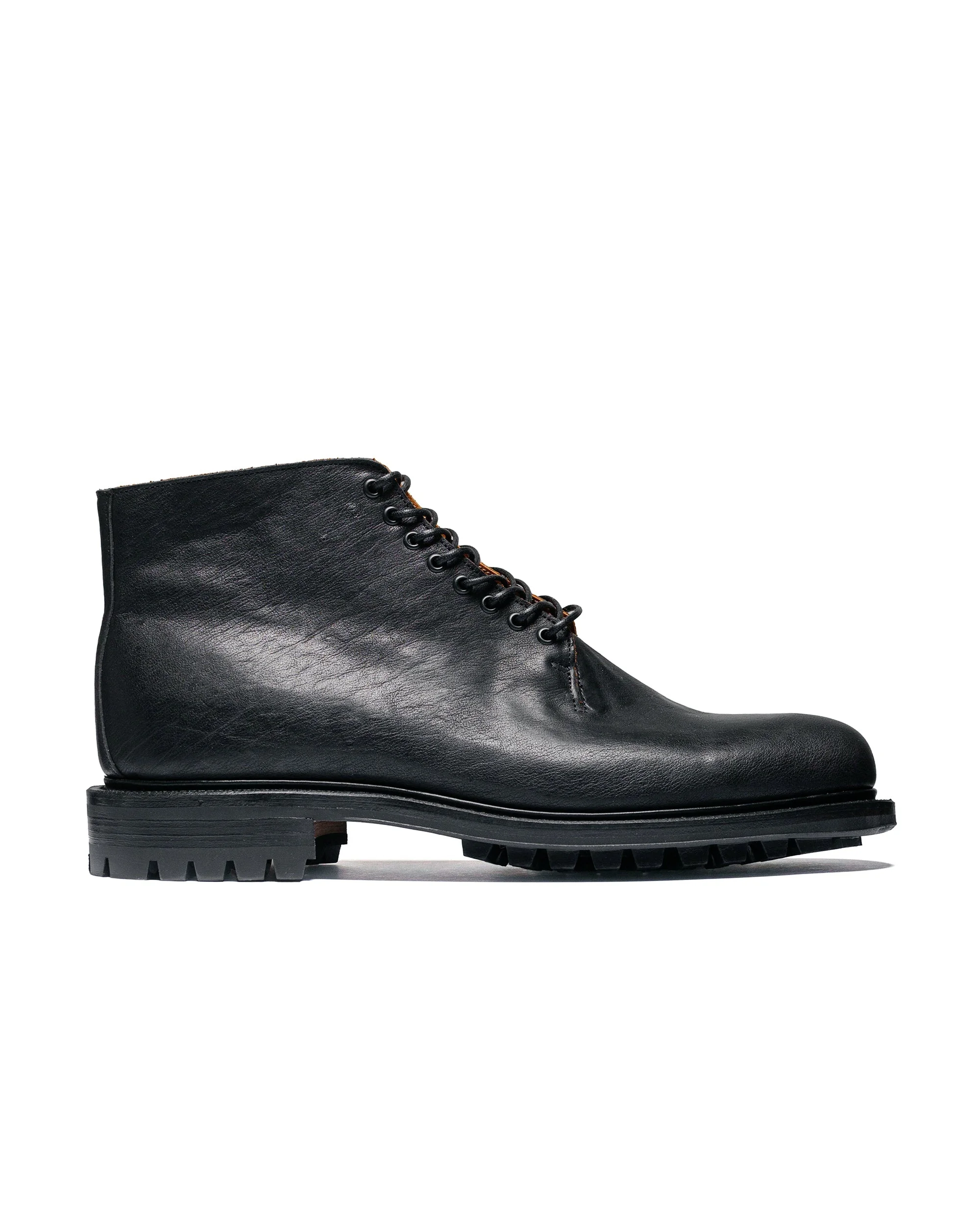 Wholecut Boot Nero Washed Kangaroo (Pre-Order) - 1