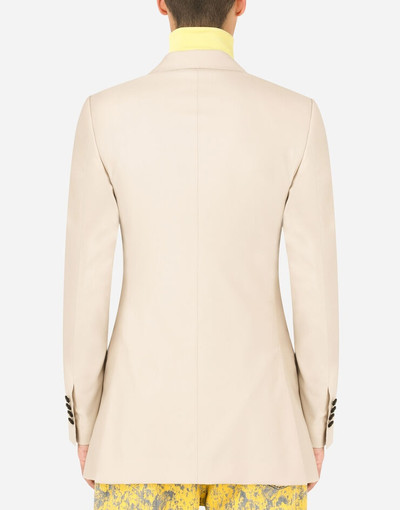 Dolce & Gabbana Stretch wool and silk Beat-fit jacket outlook